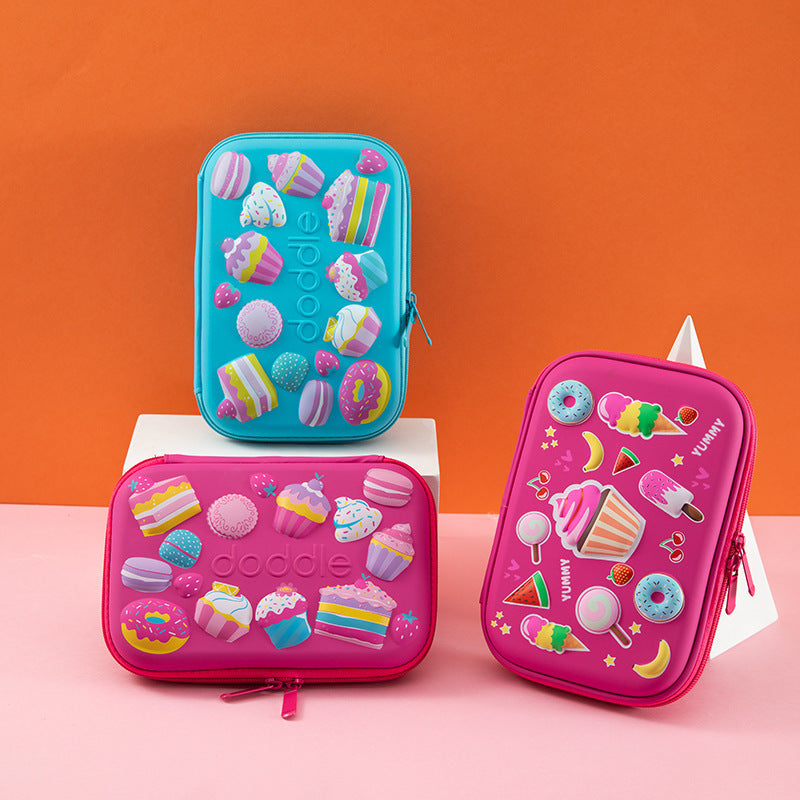 Wholesale 3D Three-dimensional EVA Cartoon Stationery Box